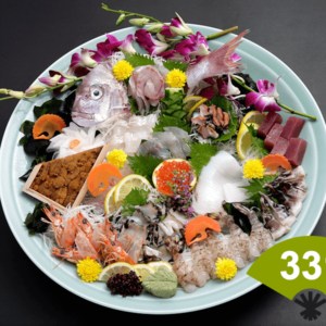 331 鯛活造り盛り（5～6人前）17,280円（税込）